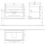 Villeroy & Boch Avento A89100B4 szafka wisząca podumywalkowa 78x45.2 cm zdj.2