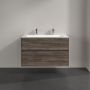 Villeroy & Boch Collaro C139B0RK szafka 99.6x49.8x60.3 cm podumywalkowa wisząca zdj.3