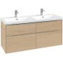 Villeroy & Boch Subway 3.0 C568L0VJ szafka wisząca podumywalkowa 127.2x46.2 cm zdj.1