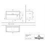 Villeroy & Boch Subway 3.0 C570L2VN szafka 97.3x47.8x57.6 cm podumywalkowa wisząca zdj.2
