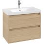 Villeroy & Boch Skyla C79600VJ szafka 77.2x43.9x59.6 cm podumywalkowa wisząca dąb zdj.3
