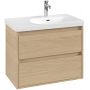 Villeroy & Boch Skyla C79700VJ szafka 77.2x43.9x59.6 cm podumywalkowa wisząca dąb zdj.3