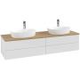 Villeroy & Boch Antao K28051GF szafka 160x50x36 cm podumywalkowa wisząca biała-dab zdj.1