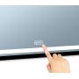 Venti Duo 5905951180427 lustro 60x80 cm prostokątne z oświetleniem z matą grzewczą czarny-srebrny zdj.2