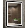 Venti Duo 5905951180427 lustro 60x80 cm prostokątne z oświetleniem z matą grzewczą czarny-srebrny zdj.3