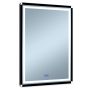 Venti Duo 5905951180434 lustro 60x80 cm prostokątne z oświetleniem z matą grzewczą czarny-biały zdj.1