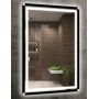 Venti Duo 5905951180434 lustro 60x80 cm prostokątne z oświetleniem z matą grzewczą czarny-biały zdj.3