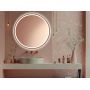 Venti Orion Red Gold 5905951180335 lustro 80x80 cm okrągłe z oświetleniem z matą grzewczą zdj.4