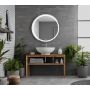 Venti Faro 5905951180397 lustro 80x80 cm okrągłe z oświetleniem z matą grzewczą zdj.5
