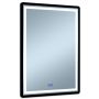 Venti Duo 5905951180441 lustro 60x80 cm prostokątne z oświetleniem z matą grzewczą czarny zdj.1