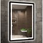 Venti Duo 5905951180441 lustro 60x80 cm prostokątne z oświetleniem z matą grzewczą czarny zdj.3