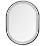 Zuma Line 003064030827 lustro 50x70 cm owalne z oświetleniem czarny zdj.1