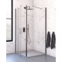 Oltens Verdal 21205300 drzwi prysznicowe 100 cm uchylne do wnęki zdj.6
