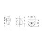 Geberit Selnova S 503105001 pisuar zdj.2