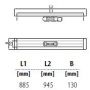 ACO ShowerDrain C 90109210 odpływ liniowy 88.5 cm stal zdj.2