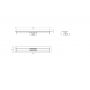 ACO ShowerDrain C Black 90109101 odpływ liniowy z rusztem czarnym 68.5 cm zdj.2