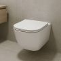 Aquavea Unico UNICOBI miska wc z deską wolnoopadającą wisząca bez kołnierza ze spłukiwaniem wirowym biały połysk zdj.13