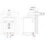 Ariston S/SGA 3211201 pojemnościowy podgrzewacz wody 100 l 4 kW gazowy zdj.2