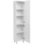 Astor Sol AFBUS24077 szafka 40x33x183 cm boczna stojąca biała zdj.2