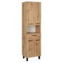 Astor Diuna Wotan AMLUC2502N szafka 50x35x180 cm boczna stojąca dąb zdj.2