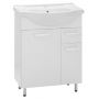 Astor Lupo AMLUD65027 umywalka z szafką 66 cm biała zdj.1