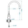 Alveus Flexa 1147056 bateria kuchenna stojąca czarna zdj.2