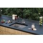 Alveus Flexa 1147056 bateria kuchenna stojąca czarna zdj.4