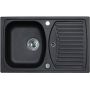 Alveus Record 1115191 zlewozmywak granitowy 78x48 cm czarny zdj.1