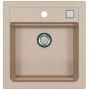 Alveus Atrox 1131987 zlewozmywak granitowy 50x47 cm beżowy zdj.1