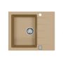 Alveus Cadit 1132019 zlewozmywak granitowy 59x50 cm beżowy zdj.1