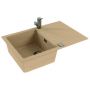 Alveus Cadit 1132024 zlewozmywak granitowy 79x50 cm beżowy zdj.3