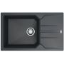 Alveus Record 1144091 zlewozmywak granitowy 78x48 cm czarny zdj.1