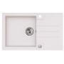Alveus Rock 1203011 zlewozmywak granitowy 78x48 cm biały zdj.1