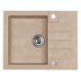 Alveus Rock'n'Roll 1213055 zlewozmywak granitowy 59.5x47.5 cm beżowy zdj.1