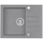 Alveus Rock 1213081 zlewozmywak granitowy 59.5x47.5 cm szary/grafitowy/onyx zdj.1