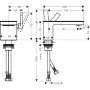 Axor MyEdition 47010670 bateria umywalkowa stojąca czarna zdj.2