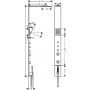 Axor ShowerComposition 12595000 panel prysznicowy termostatyczny zdj.2