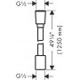 Axor ShowerSolutions 28227340 wąż prysznicowy 125 cm zdj.2