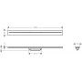 Axor Drain 42522140 element zewnętrzny odpływu 90 cm zdj.2