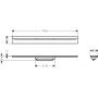 Axor Drain 42525950 element zewnętrzny odpływu 70 cm zdj.2