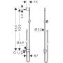 Axor One 48792700 drążek prysznicowy 96.5 cm zdj.2