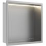 Balneo Wall Box LED Inox B01010101091 półka wnękowa 30 cm stal zdj.4