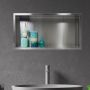 Balneo Wall-Box One Inox OBIN3 półka wnękowa 60 cm stal zdj.4