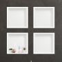 Balneo Wall-Box One White OBWH2 półka wnękowa 30 cm biała zdj.4