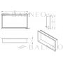Balneo Wall Box LED Inox B01010101092 półka wnękowa 60 cm zdj.2