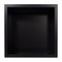 Balneo Wall-Box One Black OBBL2 półka wnękowa 30 cm czarna zdj.1