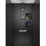Balneo Wall-Box One Black OBBL2 półka wnękowa 30 cm czarna zdj.4