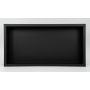Balneo Wall-Box One Black OBBL3 półka wnękowa 60 cm czarna zdj.1