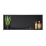 Balneo Wall-Box One Black OBBL6 półka wnękowa 90 cm czarna zdj.1