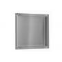 Balneo Wall-Box No Rim Inox OBIN2NR półka wnękowa 30 cm stal zdj.3